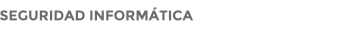 SEGURIDAD INFORMÁTICA